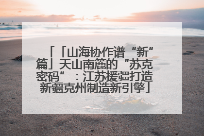 「山海协作谱“新”篇」天山南簏的“苏克密码”：江苏援疆打造新疆克州制造新引擎