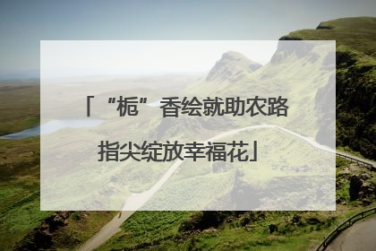 “栀”香绘就助农路 指尖绽放幸福花