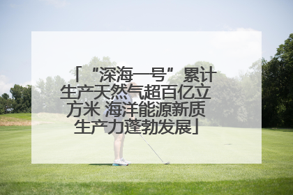 “深海一号”累计生产天然气超百亿立方米 海洋能源新质生产力蓬勃发展
