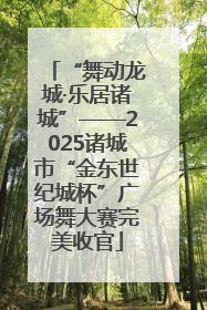 “舞动龙城·乐居诸城”——2025诸城市“金东世纪城杯”广场舞大赛完美收官