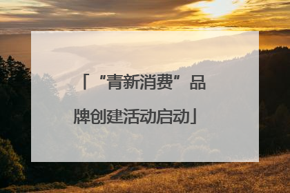 “青新消费”品牌创建活动启动