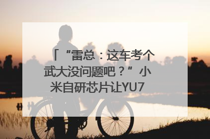 “雷总：这车考个武大没问题吧？”小米自研芯片让YU7会学习｜汽车科技