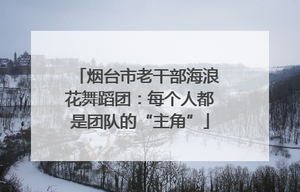烟台市老干部海浪花舞蹈团：每个人都是团队的“主角”