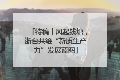 特稿丨风起钱塘，浙台共绘“新质生产力”发展蓝图