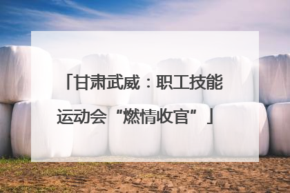 甘肃武威：职工技能运动会“燃情收官”