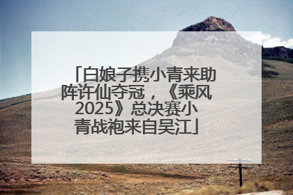 白娘子携小青来助阵许仙夺冠，《乘风2025》总决赛小青战袍来自吴江