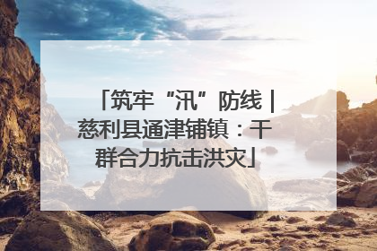 筑牢“汛”防线｜慈利县通津铺镇：干群合力抗击洪灾