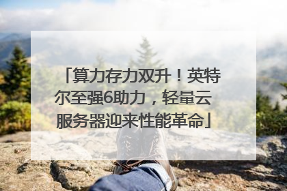 算力存力双升！英特尔至强6助力，轻量云服务器迎来性能革命
