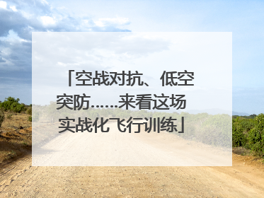 空战对抗、低空突防……来看这场实战化飞行训练