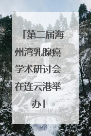 第二届海州湾乳腺癌学术研讨会在连云港举办