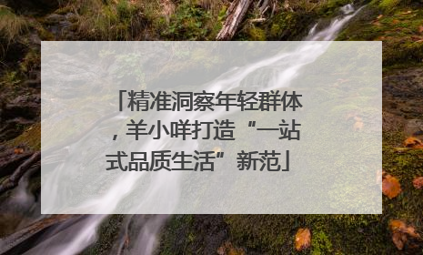 精准洞察年轻群体，羊小咩打造“一站式品质生活”新范