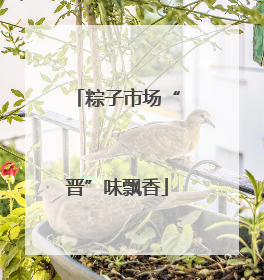 粽子市场“晋”味飘香