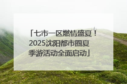 七市一区燃情盛夏！2025沈阳都市圈夏季游活动全面启动
