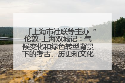 上海市社联等主办“伦敦-上海双城记：气候变化和绿色转型背景下的考古、历史和文化遗产”学术对话