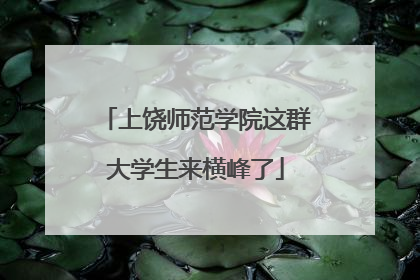 上饶师范学院这群大学生来横峰了
