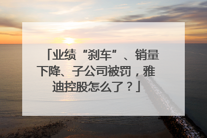 业绩“刹车”、销量下降、子公司被罚，雅迪控股怎么了？