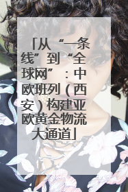 从“一条线”到“全球网”：中欧班列（西安）构建亚欧黄金物流大通道