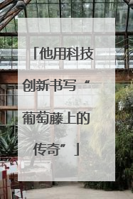 他用科技创新书写“葡萄藤上的传奇”