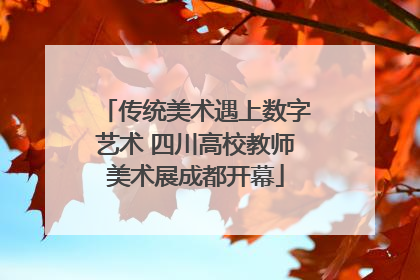 传统美术遇上数字艺术 四川高校教师美术展成都开幕