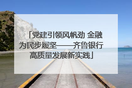 党建引领风帆劲 金融为民步履坚——齐鲁银行高质量发展新实践