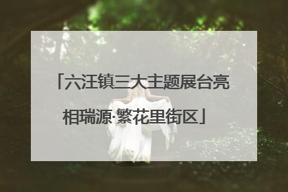 六汪镇三大主题展台亮相瑞源·繁花里街区