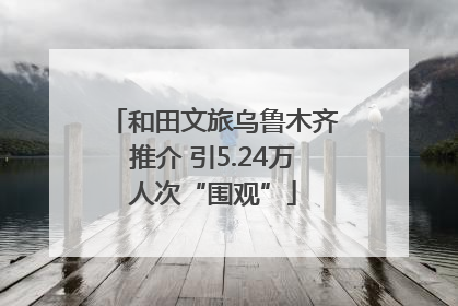 和田文旅乌鲁木齐推介 引5.24万人次“围观”