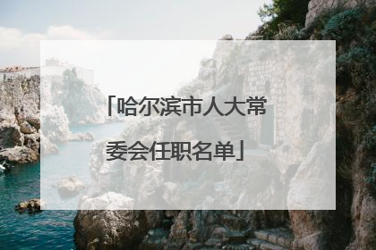 哈尔滨市人大常委会任职名单