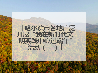 哈尔滨市各地广泛开展“我在新时代文明实践中心过端午”活动（一）