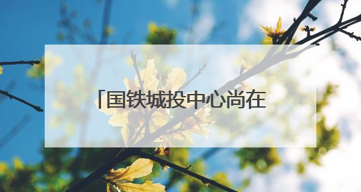 国铁城投中心尚在冲刺建设，已有25家企业等待入驻