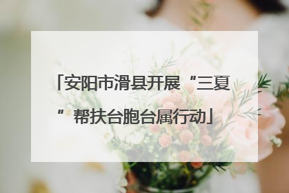 安阳市滑县开展“三夏”帮扶台胞台属行动