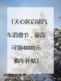 天心区启动汽车消费节，最高可领4000元购车补贴