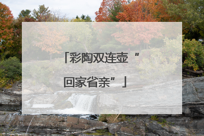 彩陶双连壶“回家省亲”