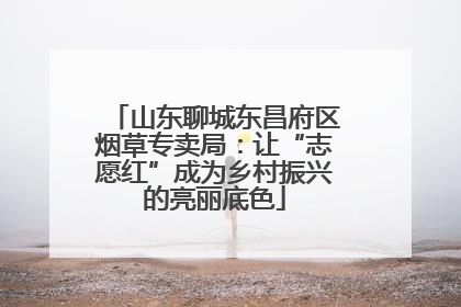 山东聊城东昌府区烟草专卖局：让“志愿红”成为乡村振兴的亮丽底色