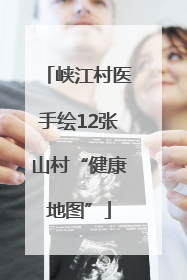 峡江村医手绘12张山村“健康地图”