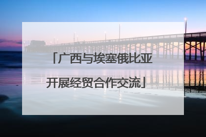 广西与埃塞俄比亚开展经贸合作交流