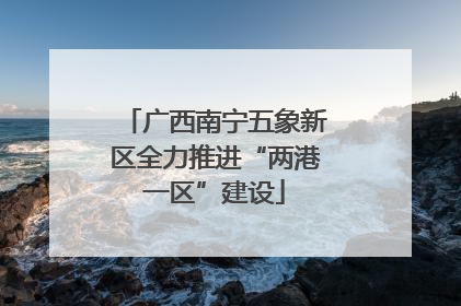 广西南宁五象新区全力推进“两港一区”建设