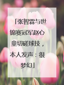 张智霖与世锦赛冠军赵心童切磋球技，本人发声：很梦幻