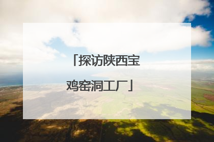 探访陕西宝鸡窑洞工厂