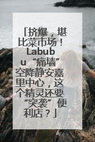 挤爆，堪比菜市场！Labubu“痛墙”空降静安嘉里中心，这个精灵还要“突袭”便利店？