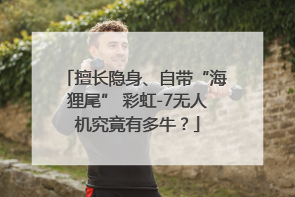 擅长隐身、自带“海狸尾” 彩虹-7无人机究竟有多牛？