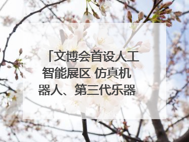 文博会首设人工智能展区 仿真机器人、第三代乐器成为人气王｜文博向“新”