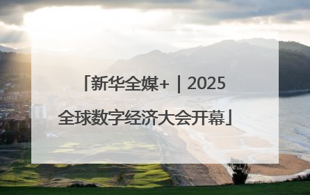 新华全媒+｜2025全球数字经济大会开幕