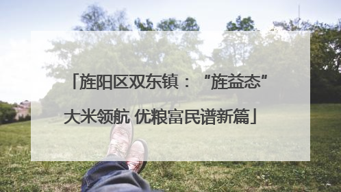 旌阳区双东镇：“旌益态”大米领航 优粮富民谱新篇