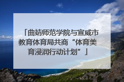 曲靖师范学院与宣威市教育体育局共商“体育美育浸润行动计划”