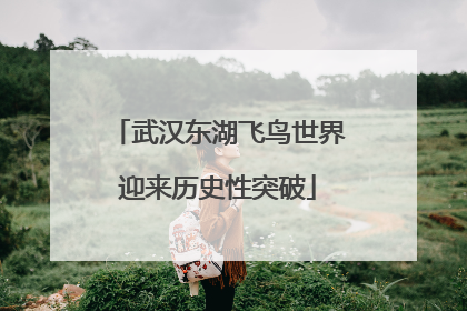 武汉东湖飞鸟世界迎来历史性突破