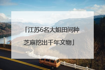 江苏6名大姐田间种芝麻挖出千年文物