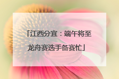 江西分宜：端午将至 龙舟赛选手备赛忙