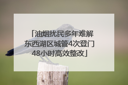 油烟扰民多年难解 东西湖区城管4次登门48小时高效整改