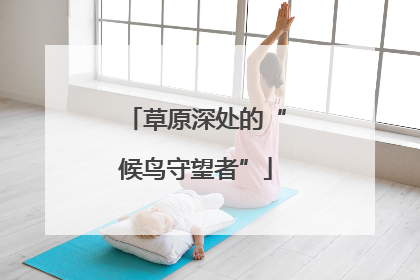 草原深处的“候鸟守望者”