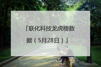 联化科技龙虎榜数据（5月28日）